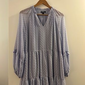 Pastel purple light flowy feminine dress